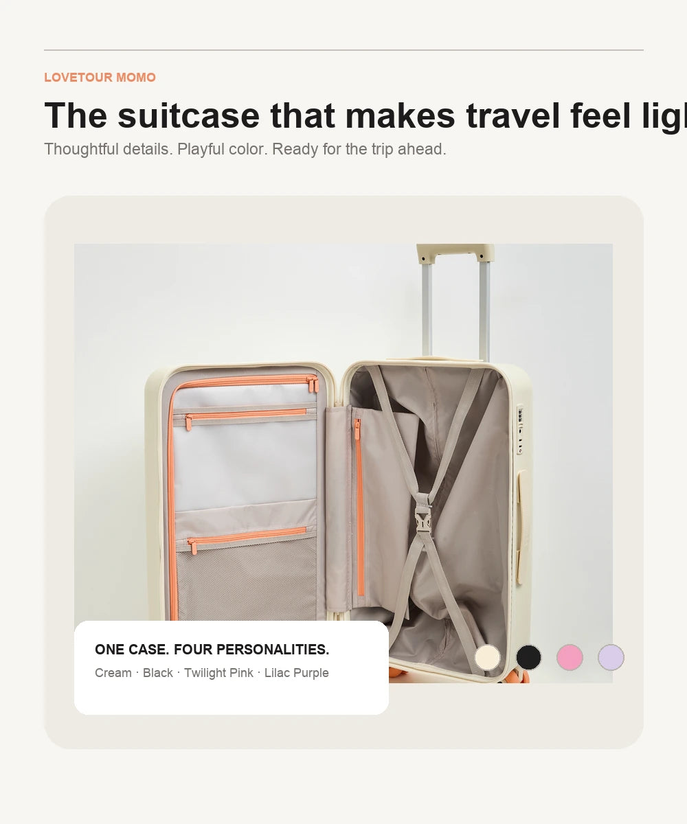 Lovetour MOMO luggage detail