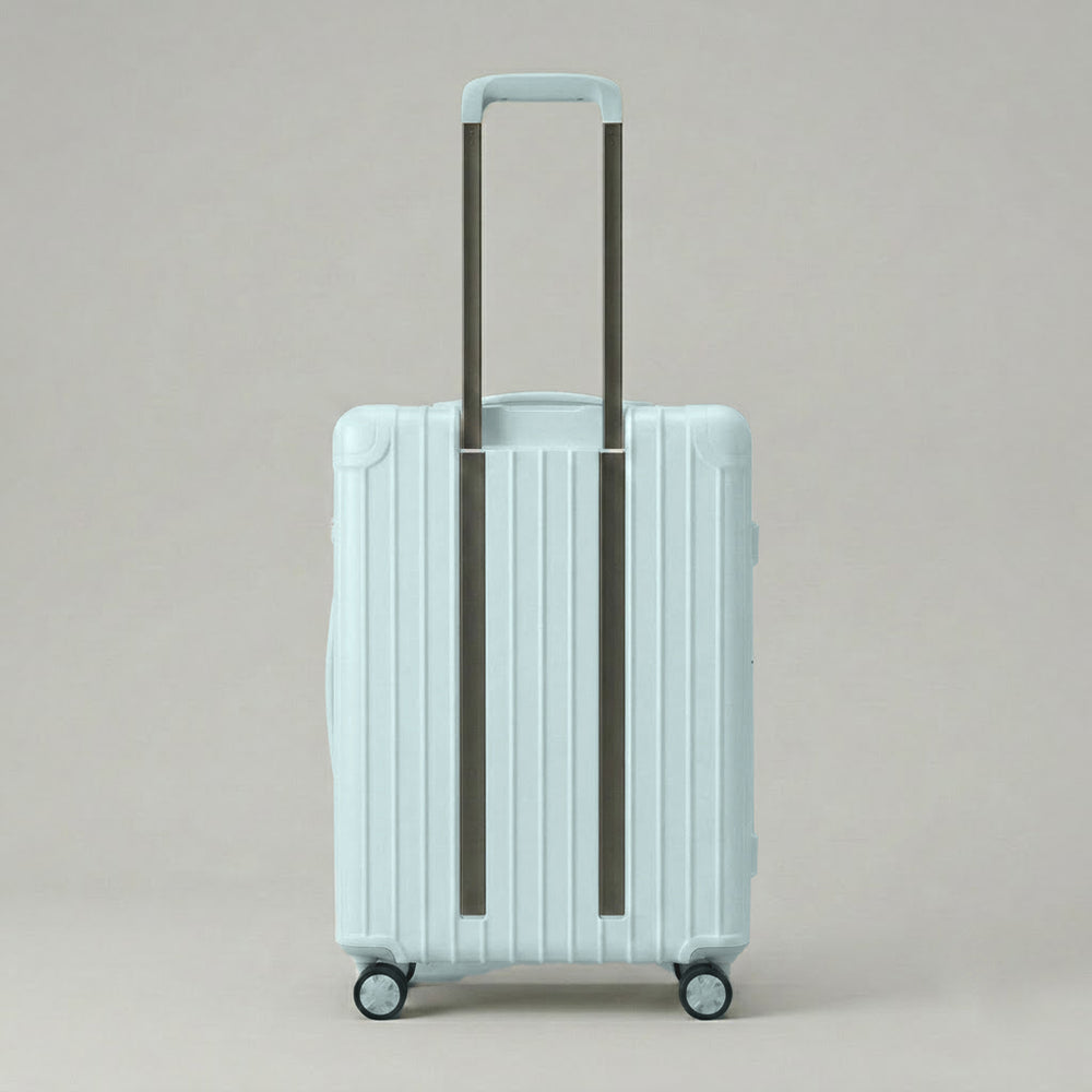 Lovetour 20-inch carry-on luggage rear view with telescopic handle
